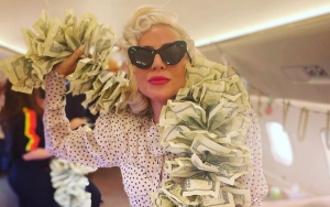 Lady GaGa Returns to Las Vegas by Rocking Boa Made of $100 Bills