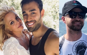 Britney Spears' Fiance Sam Asghari Seemingly Throws Shade at Justin Timberlake 