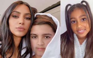 Kim Kardashian Shares Warning Texts From Mason After North Goes Live on TikTok Without Supervision
