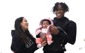 NBA YoungBoy Poses for Happy Family Photo With GF Jazlyn Michelle Amid Yaya Mayweather Beef