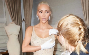 Kim Kardashian Makes 'Crazy Voodoo' Joke After Being Getting a Lock of Marilyn Monroe's Hair