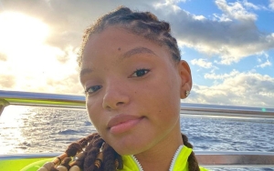 Halle Bailey Gets Emotional Over 'The Little Mermaid' Footage