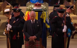 King Charles Leads His Siblings to Hold Silent Vigil Beside Queen's Coffin in Edinburgh Cathedral