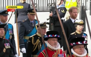 Queen Elizabeth's State Funeral: King Charles, William and Harry Escort the Coffin