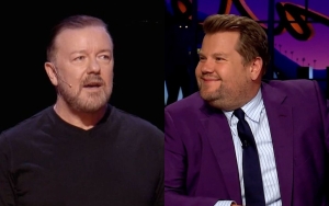 James Corden Dissed by Ricky Gervais Over Restaurant Row
