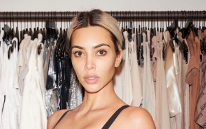 Kim Kardashian Doesn't Care If She's Wearing No Make-Up at Home 