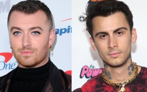 Sam Smith Gives Sweet Kiss to Designer Christian Cowan During Casual Stroll
