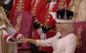 Queen Consort Camilla Crowned With Queen Mary's Up-Recycled Headpiece