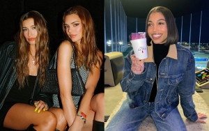 Kendall Jenner Frees the Nipple in Sheer Top for Dinner Outing With Hailey Bieber and Lori Harvey