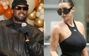 Kanye West Flashes Onlookers During Venice Boat Ride With Wife Bianca Censori