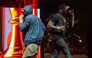 Eminem Shows Up as Surprise Guest at 50 Cent's Detroit Concert