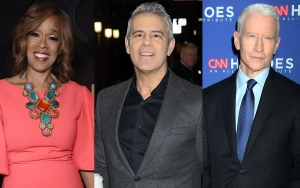 Gayle King's NSFW Question to Andy Cohen Makes Anderson Cooper Spit Out Drink