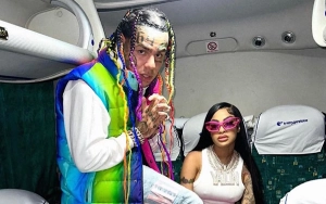 6ix9ine Unleahes Videos of Ex Yailin Assaulting Him, Insists He Hasn't Put Hands on Her