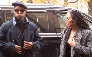Jonathan Majors and GF Meagan Good Travel to Los Angeles After His Guilty Verdict