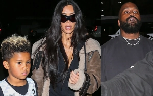 Kim Kardashian and Ex Kanye West Have Awkward Reunion at Son Saint's Basketball Game