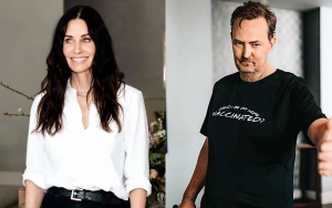 Courteney Cox Says Late 'Friends' Co-Star Matthew Perry 'Visits' Her 'A Lot'