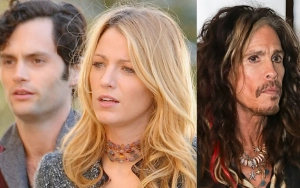 Blake Lively Pulls Hilarious Prank on Penn Badgley About 'Dad' Steven Tyler