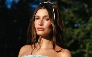 Hailey Bieber Shows Maternity Glow in New Rhode Promotion 