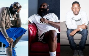 Rick Ross and James Harden Make Splash at Kendrick Lamar's 'Pop Out' Show
