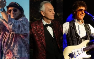 Johnny Depp Joins Andrea Bocelli to Play Guitar Onstage for Jeff Beck Tribute