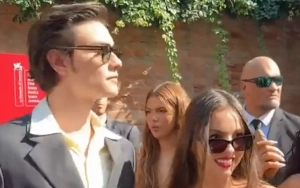Olivia Rodrigo and Louis Partridge Make Grand Red Carpet Debut as Couple in Venice