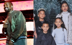 Kanye West Joined by All Four Kids to Perform Together at 'Vultures' Listening Party