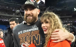 Travis Kelce Channels Taylor Swift's 'Reputation' Era on Arrival in Atlanta
