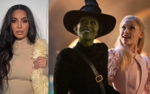 Kim Kardashian Hosts Private Screening of 'Wicked' With Ariana Grande and Cynthia Erivo at Home