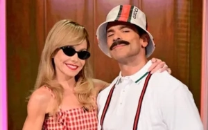 Kelly Ripa and Mark Consuelos Cosplay as Taylor Swift and Travis Kelce for Halloween