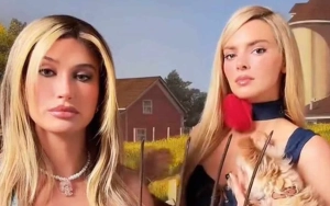Hailey Bieber Posts Photo of Baby Jack, Twins With Kendall Jenner as Paris Hilton and Nicole Richie for Halloween