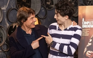 Tom Cruise Makes Surprise Appearance at Timothee Chalamet's Bob Dylan Biopic Screening
