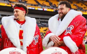 Travis Kelce and Patrick Mahomes Decked Out for Christmas After Chiefs Win