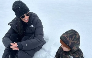 Demi Moore Plays With Granddaughter Lou in the Snow
