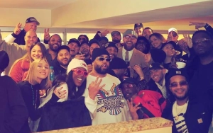 Taylor Swift and Travis Kelce Partying at VIP Suite After Chiefs' AFC Championship Win