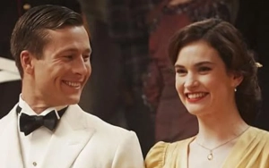 Glen Powell and Lily James Leave BAFTA Party Together