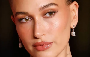 Hailey Bieber Stuns in Sheer Dress at GQ Party