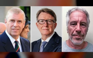 First Photo Emerges of Andrew, Mandelson, and Epstein Together in Bathrobes