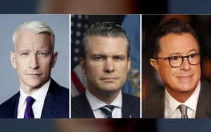 Anderson Cooper Jokes About Pete Hegseth’s ‘Pulp Fiction’ Bible Verse on Colbert