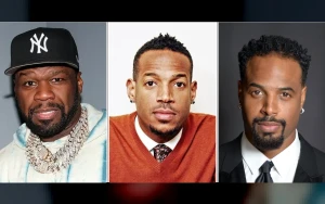 50 Cent and Marlon Wayans Reconcile at CinemaCon in Las Vegas