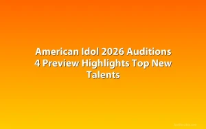 American Idol 2026 Auditions 4 Preview Highlights Top New Talents
