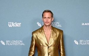 Alexander Skarsgård Stuns in Bold Clear Shoes at London Film Festival Premiere