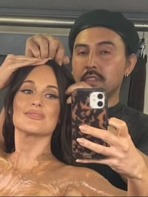 Kacey Musgraves Has Her Body Painted as She Strips Off Her Clothes for New Project