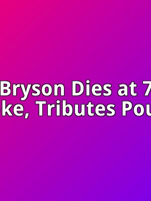 Peabo Bryson Dies at 75 After Stroke, Tributes Pour In
