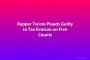 Rapper Twista Pleads Guilty to Tax Evasion on Five Counts