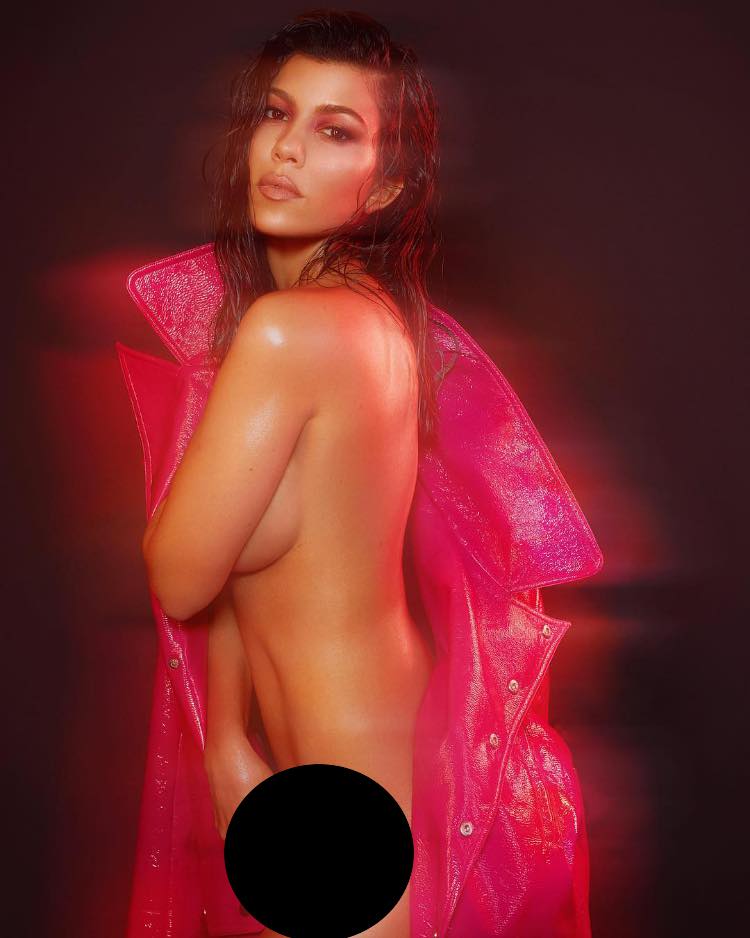 Kourtney Kardashian's nude photoshoot