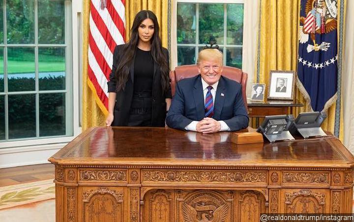 Kim Kardashian Reveals How She Made President Trump Laugh
