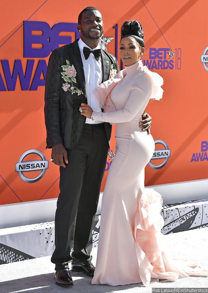 Gucci Mane and wife Keyshia Ka'Oir at the 2018 BET Awards