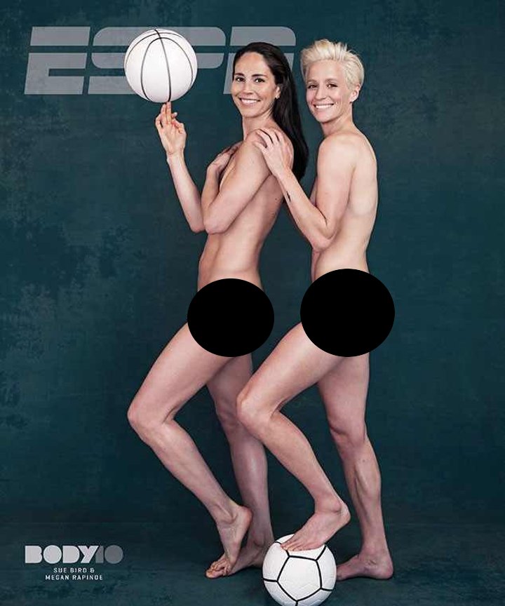 Sue Bird and Megan Rapinoe on ESPN's 2018 Body Issue
