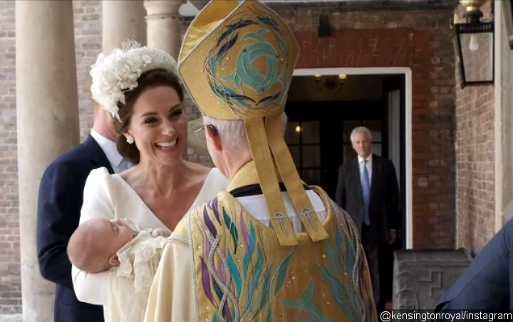 Royal Family Members Gather for Prince Louis' Christening
