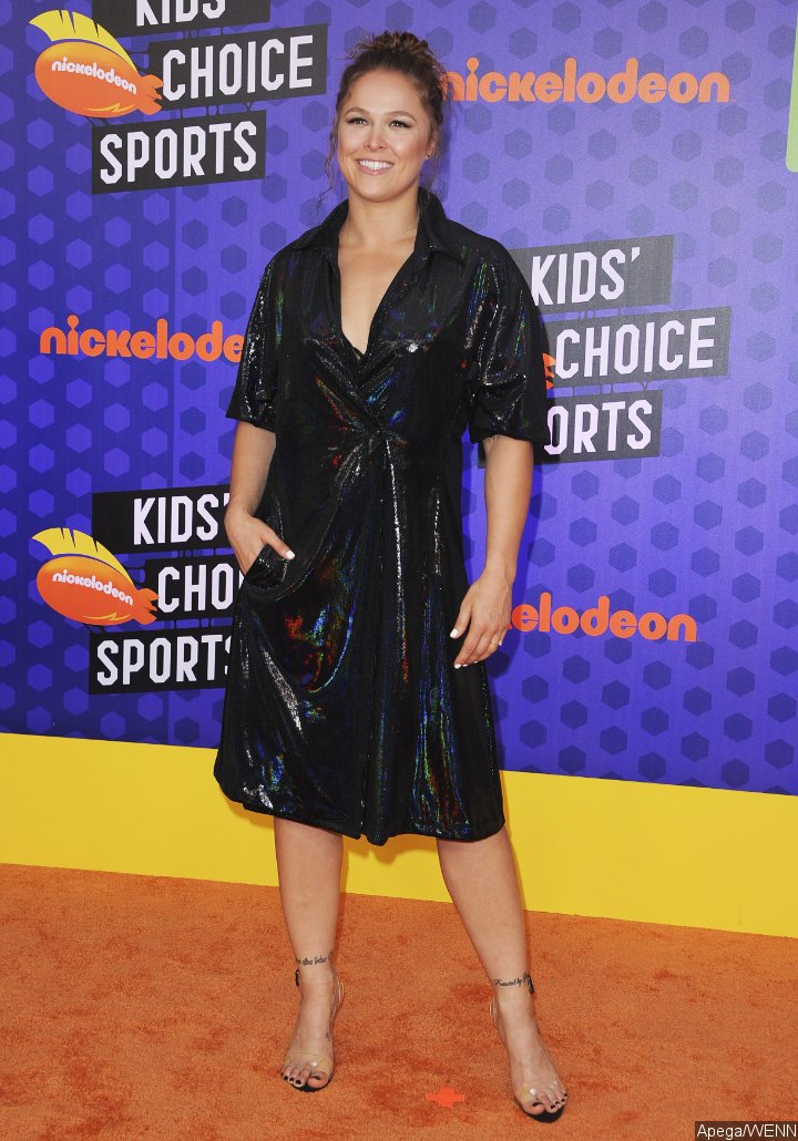 Ronda Rousey makes an appearance at Nickelodeon Kids' Choice Sports Awards 2018